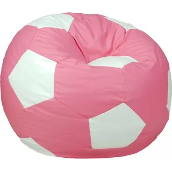 Taburet Sedací vak - míč 100 cm - růžová + bílá