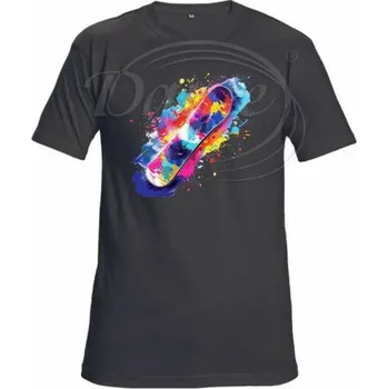 Dante Tričko černé Snowboard - velikost - XL