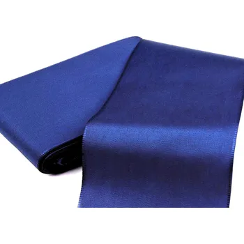 Stuha Stuha taftová šíře 10,8 cm modrá kobaltová 10 m