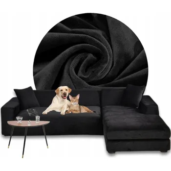 Napínací potah Potah na pohovku (kanape) Domidekor černý