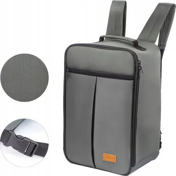 Městský batoh Batoh Gracio šedý 20 l s držákem na kufr