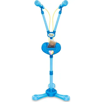 PLEJO Stojan se 2 mikrofony - modrá