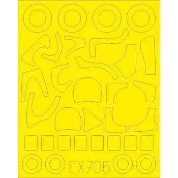 Plastikový model Eduard Mi-24 1/48 , mask