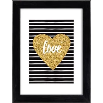 Rám na obraz Hama rámeček plastový RIO, černá, 40x50 cm