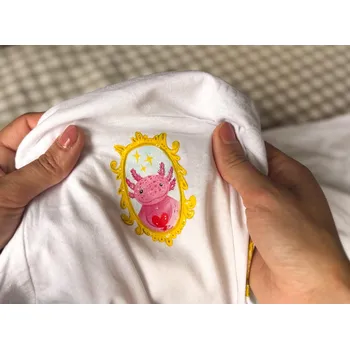 Textilní nažehlovací páska ePiPí Nažehlovačka - Axolotl