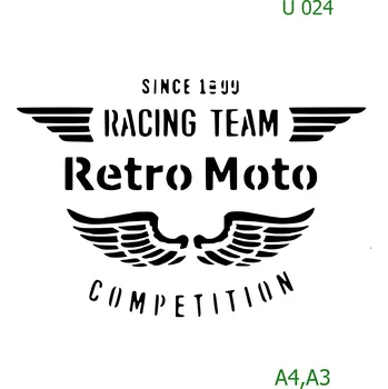 Šablona U 024 - A4 , Nelepící folie