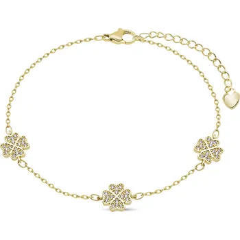 Náramek Náramek se zirkonovými čtyřlístky 2920