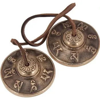 Bicí nástroj Tibetské činely kartálky ting-sha 6,7 cm mantra