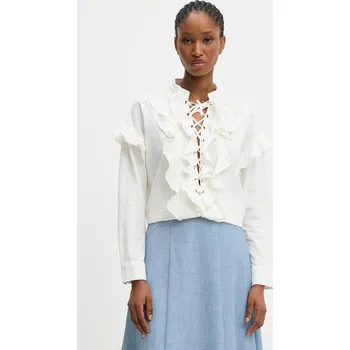 Dámská halenka Bavlněná halenka Answear.LAB 8037 bílá 00X, vel. L/XL