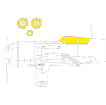 Plastikový model Eduard La-11 1/48 mask