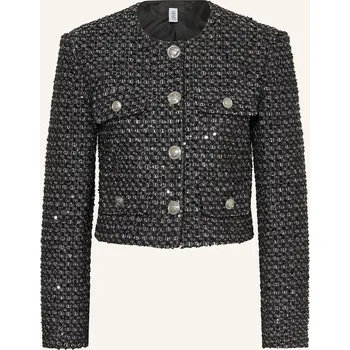 Dámské sako Liu Jo Dámská Buklé Bunda S Flitry, černá, 36