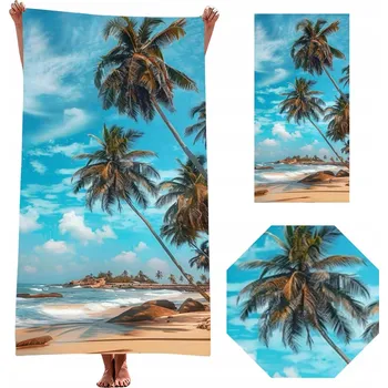 Plážová osuška Łóżkoholicy 140 cm mikrovlákno