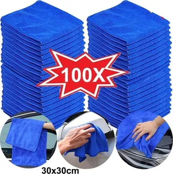 Utěrka 100X Mikrovlákno Mikrofázová utěrka 30x30 cm fíbr 100 g na leštění