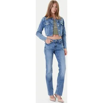 Dámská bunda Guess Jeansová bunda W5YN53 D5QP2 Modrá Regular Fit M
