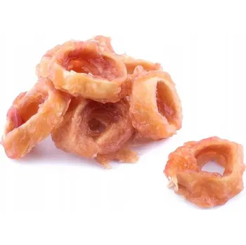 Pamlsek pro psa MD Ring Kalamáry Kroužky Příčesek s Kuřetem 500g NS-116