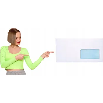 Obálka Obálka s okénkem C5 (162 x 229 mm) bílá 50 ks