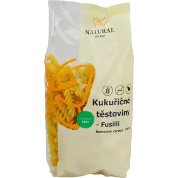 Kukuřičné těstoviny FUSILLI (vřetena) bez lepku - Natural 250g