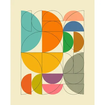 Plakát Plakát, Obraz - Imaginary 1, Jazzberry Blue