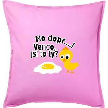 Polštář Venco jsi to ty - Polštář 50x50 - 50x50 - Pouze potah ( Růžová )
