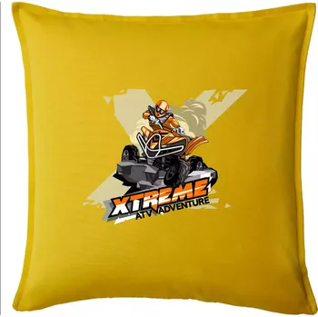 Polštář ATV čtyřkolka Xtreme oranžová - Polštář 50x50 - 50x50 - Pouze potah ( Žlutá )
