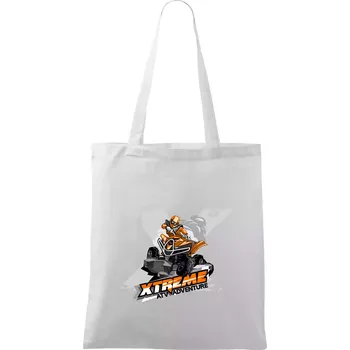 ATV čtyřkolka Xtreme oranžová - Taška bavlněná - 42 x 38 cm ( Bílá )