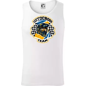 Motocross team helma - Tílko pánské Core - M ( Bílá )