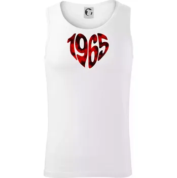 1965 v srdci - Tílko pánské Core - L ( Bílá )
