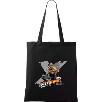 ATV čtyřkolka Xtreme oranžová - Taška bavlněná - 42 x 38 cm ( Černá )