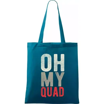 OH my Quad - Taška bavlněná - 42 x 38 cm ( Petrolejová )
