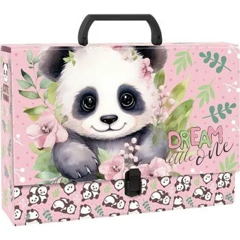 Školní kufřík Výtvarný kufřík 33 x 25 x 10 cm Panda