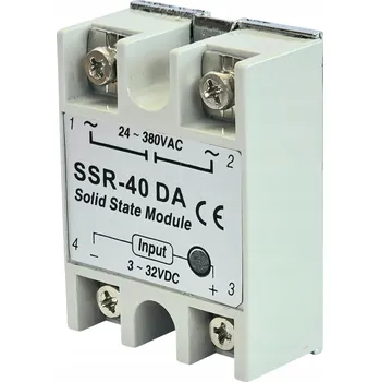 Relé ELEKTRONICKÉ RELÉ SSR 40DD 40A DC-DC Polovodičové