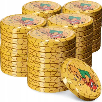 Obraz Kovová víčka Kadax K4719 vícebarevná 66 mm 50 ks