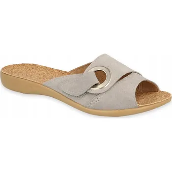 Dámské pantofle Dámské pantofle Befado , korková stélka, šedé, vel. 40