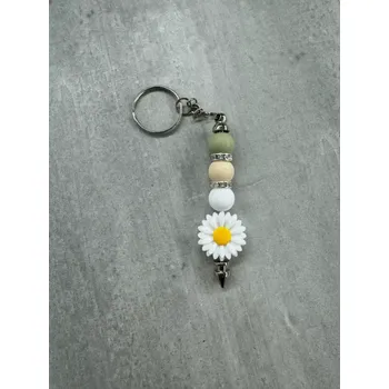 Přívěsek na klíče - bílá 2