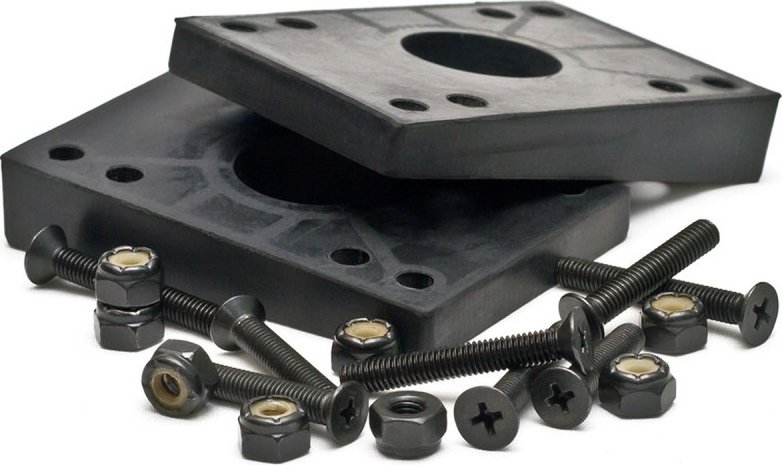 Podložky pod trucky klínové MINDLESS - ANGLED RISER PADS se šrouby 34-38mm