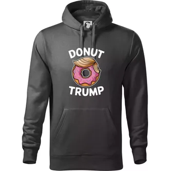 Pánská mikina Donut Trump - Mikina pánská Cape s kapucí - 5XL ( Tmavá břidlice (šedá se zeleným nádechem) )