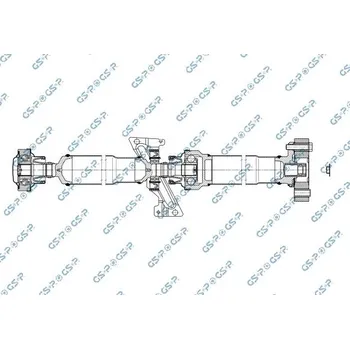 Hřídel nápravy Kloubovy hridel, pohon napravy GSP PS901840
