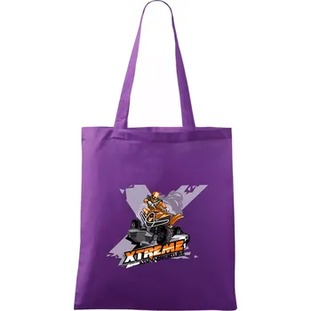 ATV čtyřkolka Xtreme oranžová - Taška bavlněná - 42 x 38 cm ( Fialová )