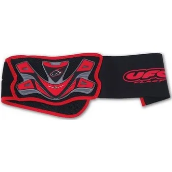 Motocyklový chránič Ledvinový pás UFO PLAST 2 EVOLUTION černá/červená/šedá Výprodej zboží