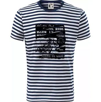 Pánská móda Motorcycle Legend - Triko na vodu - XS ( Prouhovaná )