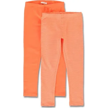 Dívčí legíny LEMON BERET balení 2 kusy meruňkové Barva: Meruňková, Velikost: 122