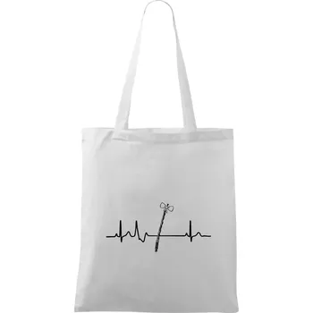 EKG Pomlázka - Taška bavlněná - 42 x 38 cm ( Bílá )