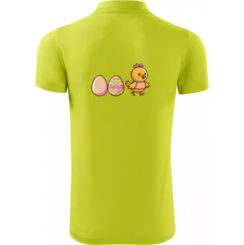 Pánská košile Evoluce vajíčka - velikonoce - kuře - Polokošile Victory sportovní (dresovina) - 2XL ( Limetková )