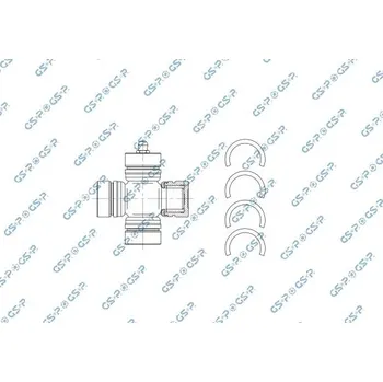 Hřídel nápravy Kloub, kloubový hřídel GSP UJ900182