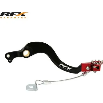 Nářadí na motocykly Páka zadní brzdy RFX Pro FT (černá/červená) - Beta RR125-480 FXRB8020099RD
