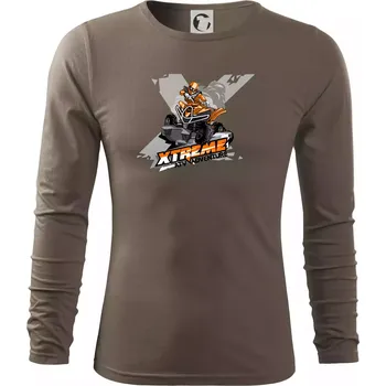 Pánské tričko ATV čtyřkolka Xtreme oranžová - Triko s dlouhým rukávem FIT-T long sleeve - M ( Army )