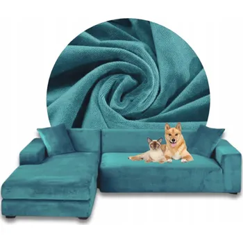 Napínací potah Potah na pohovku (kanape) Domidekor modrý