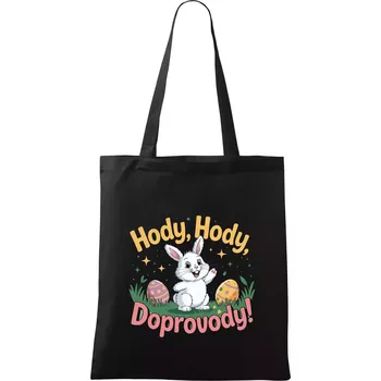 Hody, hody, doprovody - Taška bavlněná - 42 x 38 cm ( Černá )