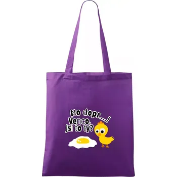 Venco jsi to ty - Taška bavlněná - 42 x 38 cm ( Fialová )