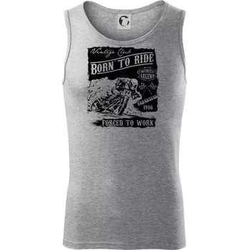 Motorcycle Legend - Tílko pánské Core - 2XL ( Tmavě šedý melír )
